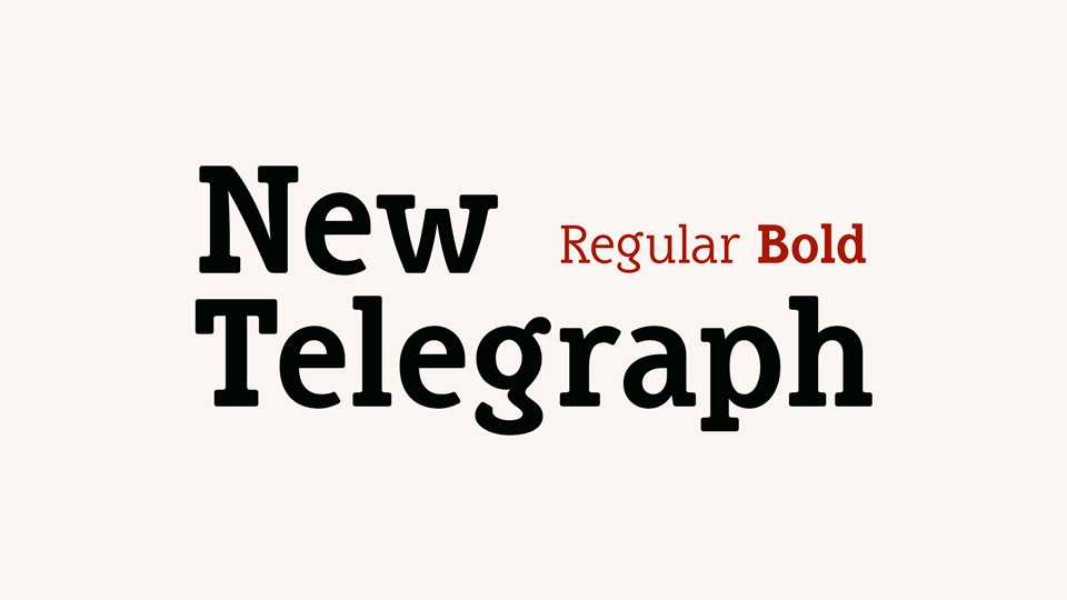 New Telegraph Font Family › Fontesk