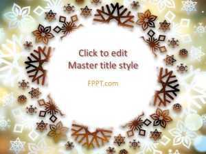 New Year Frame Style for PowerPoint
