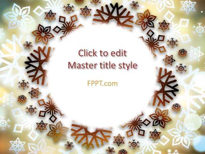 New Year Frame Style for PowerPoint