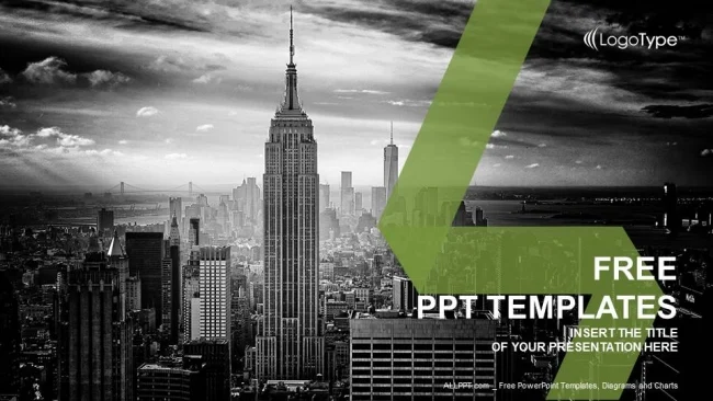 New York City Skyline PowerPoint Templates