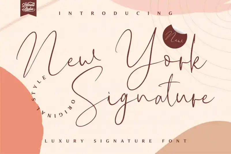 New York Signature Script Font