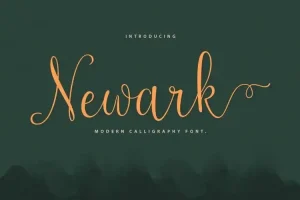 Newark Calligraphy Font