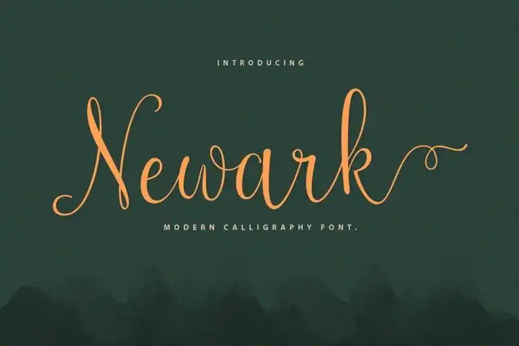 Newark Calligraphy Font