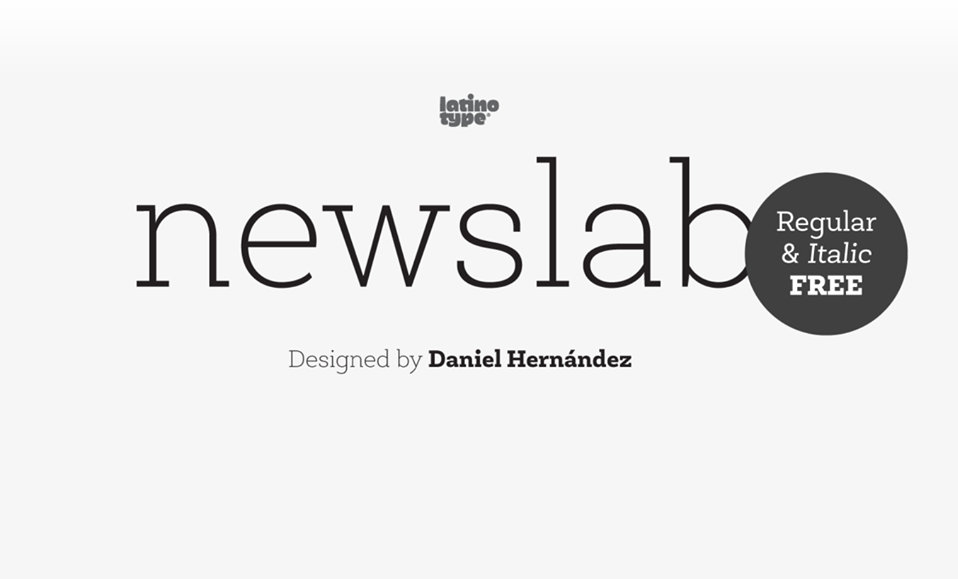 Newslab font family