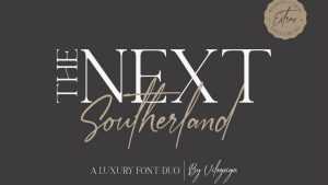 Next Southerland Font Duo › Fontesk