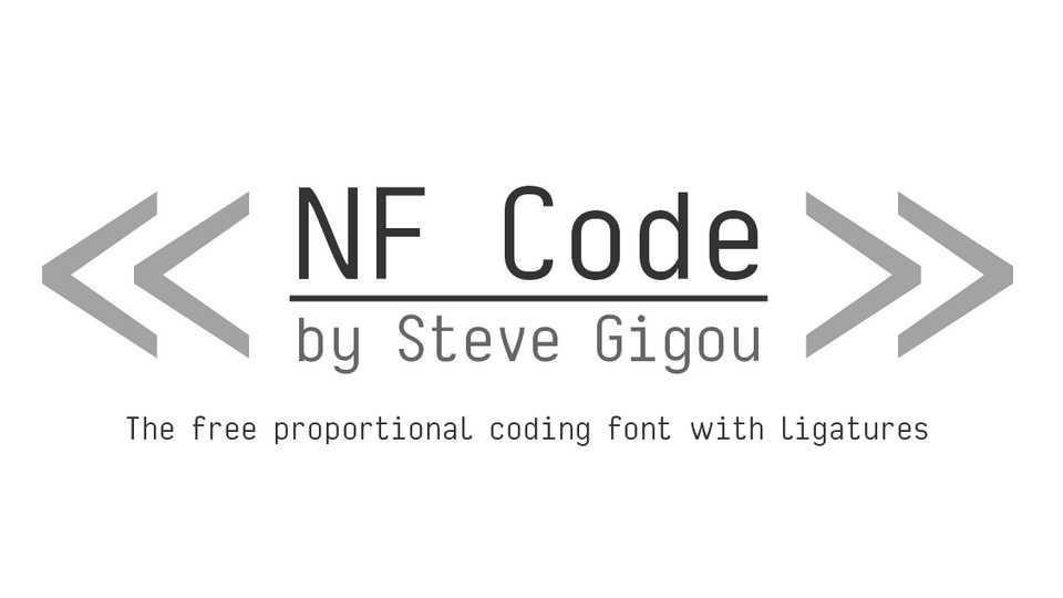 NF Code Font › Fontesk