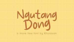 Ngutang Dong Font › Fontesk