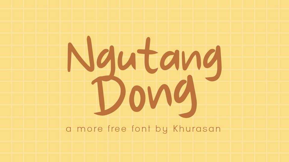 Ngutang Dong Font › Fontesk