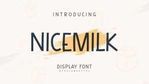 Nicemilk Font › Fontesk