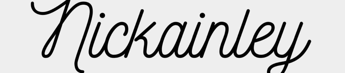 Nickainley Free Monoline Typeface