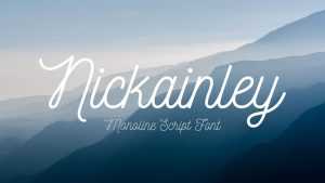 Nickainley Script Font › Fontesk