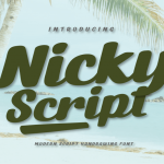 Nicky Script Font