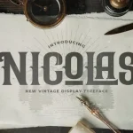 Nicolas Display Font