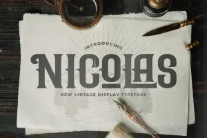 Nicolas Display Font