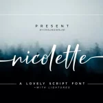 Nicolette Script Font