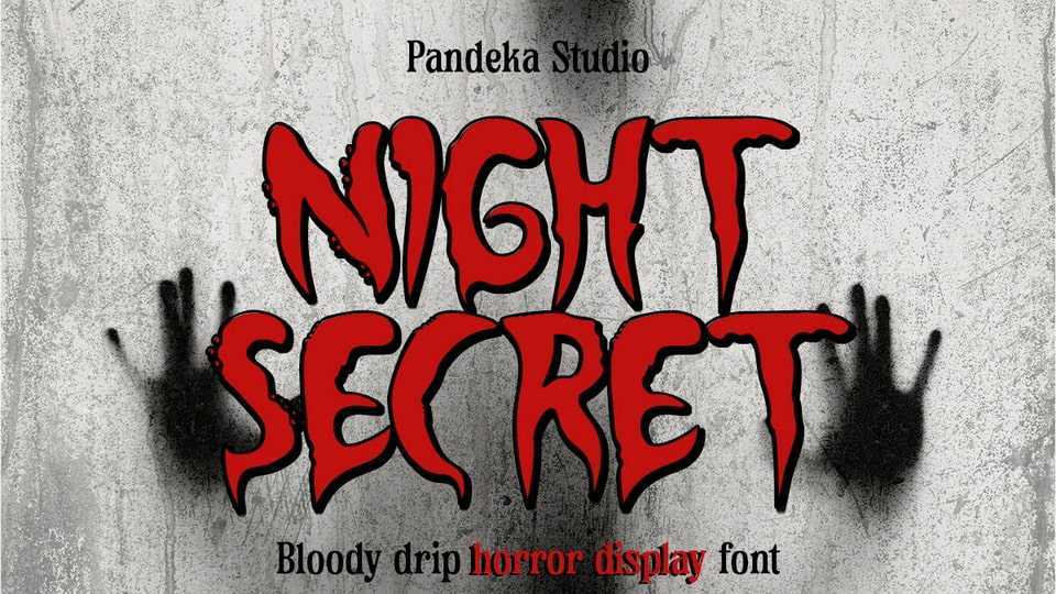 Night Secret Font › Fontesk