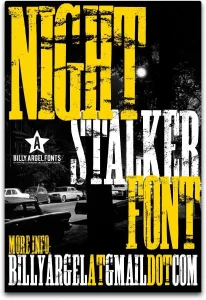 NIGHT STALKER Font