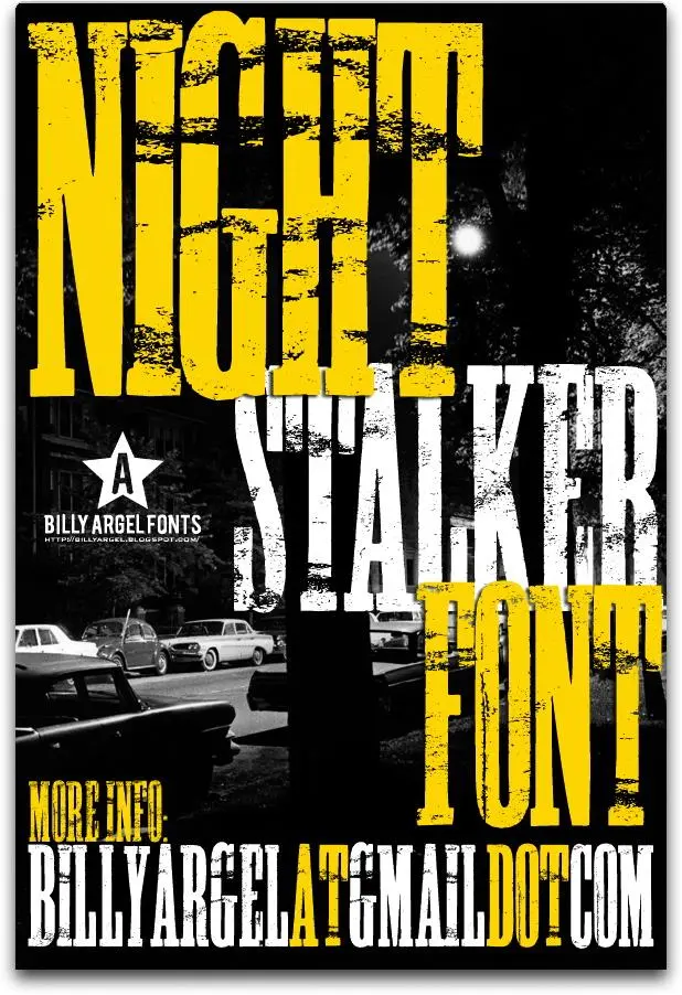 NIGHT STALKER Font