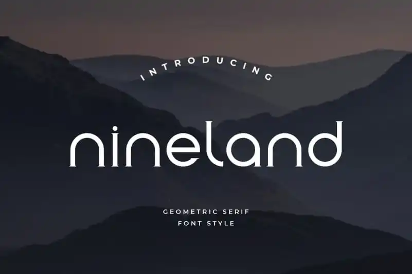 Nineland Display Font