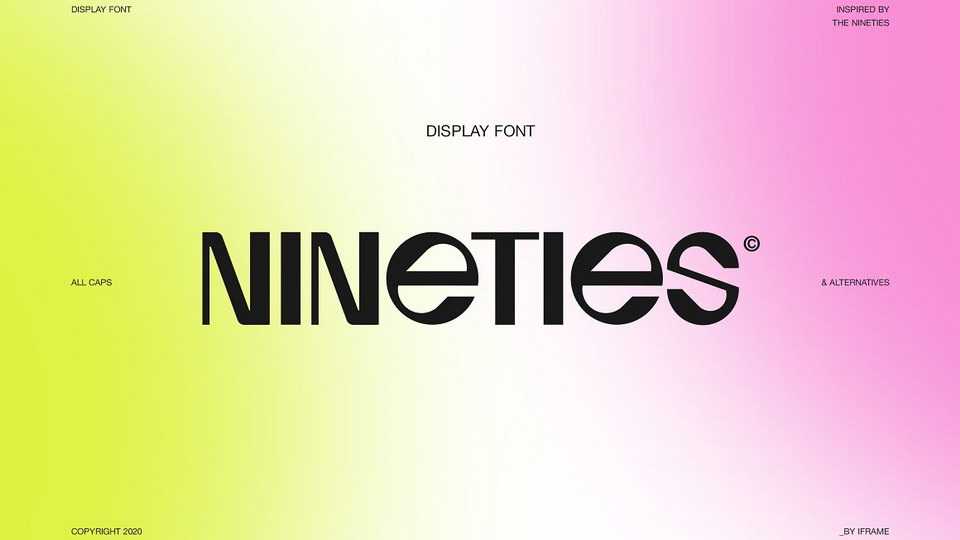 Nineties Font › Fontesk