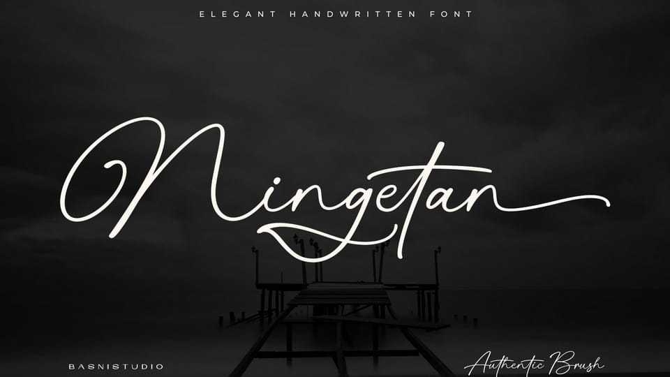 Ningetan Font › Fontesk