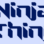 Ninja Thing font