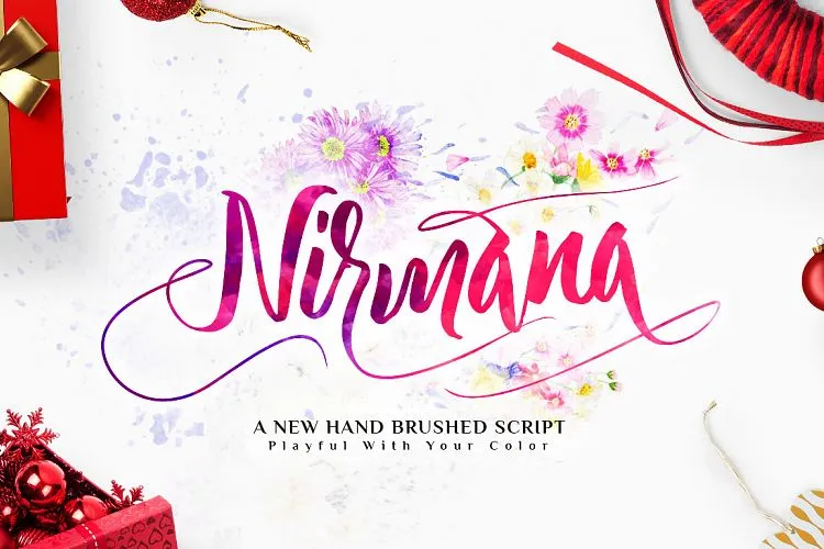 Nirmana Calligraphy Font