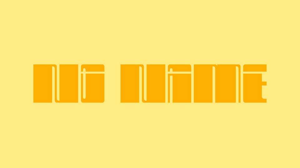 No Name Font › Fontesk