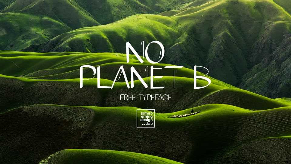 No Planet B Font › Fontesk