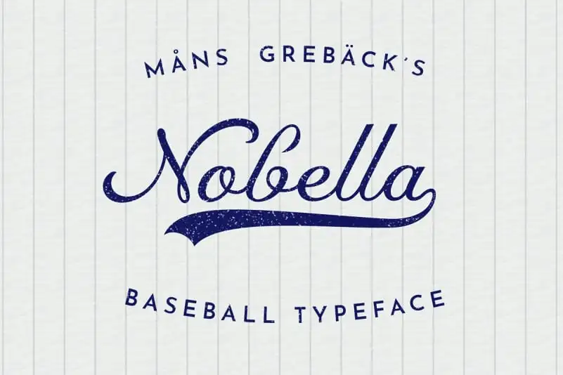 Nobella Calligraphy Font