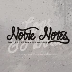 Noble Notes font