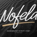 Nofela Brush Font