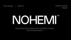 NOHEMI™ Font Family › Fontesk