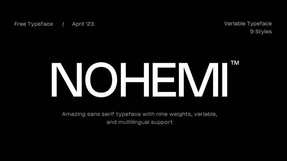 NOHEMI™ Font Family › Fontesk