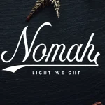 Nomah Light Script Font