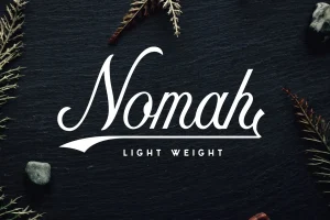 Nomah Light Script Font