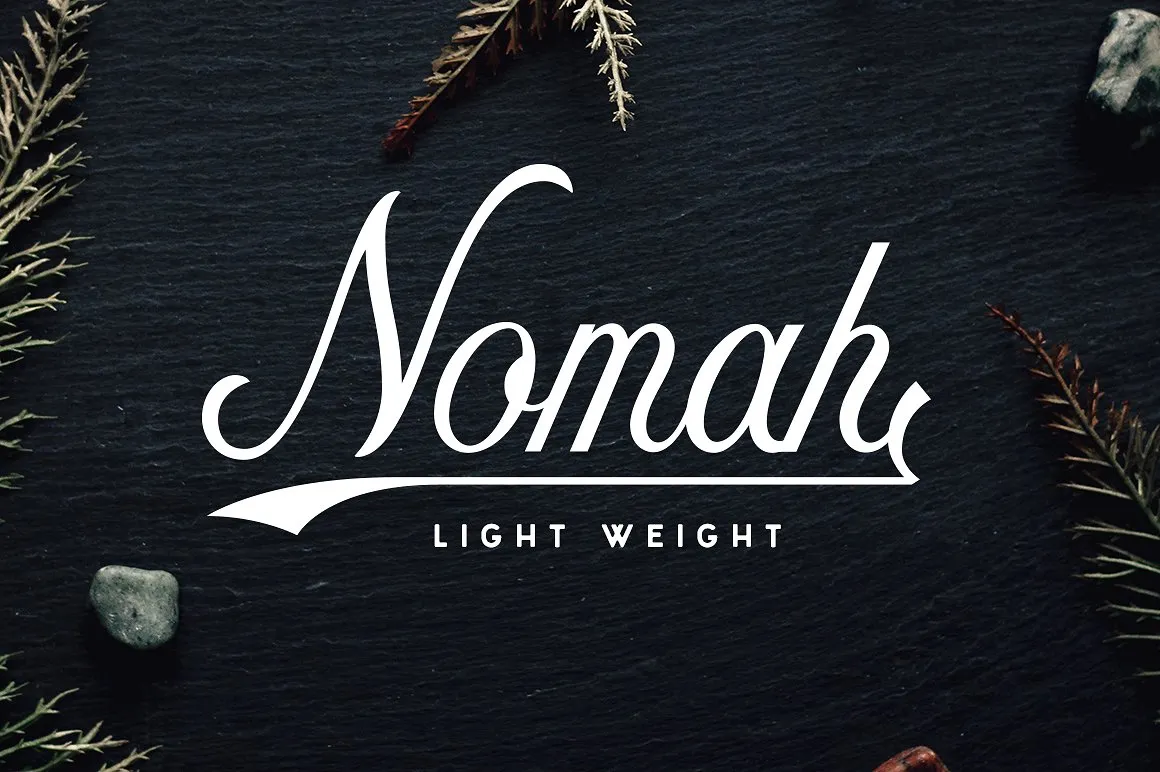 Nomah Light Script Font