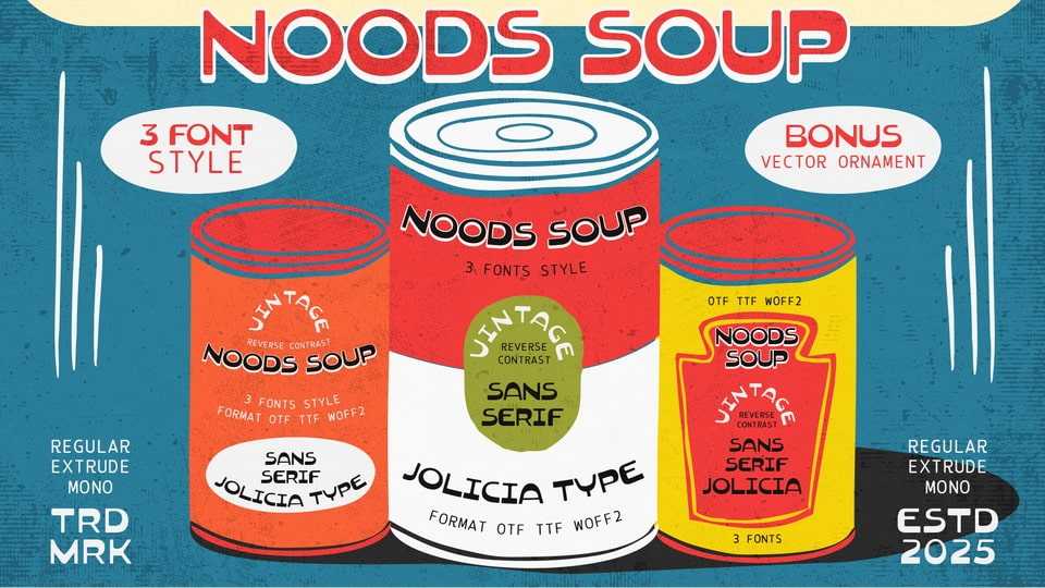 Noods Soup Font › Fontesk