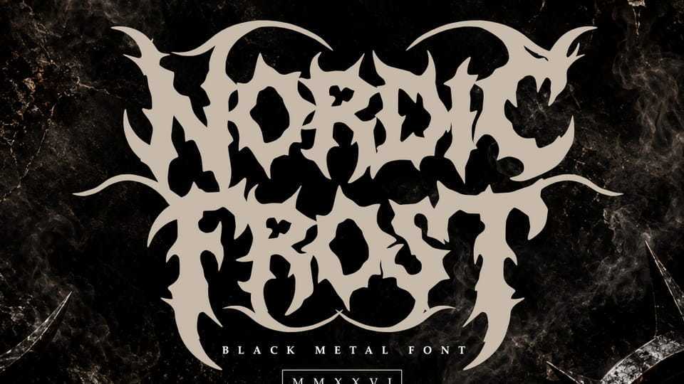 Nordic Frost Font › Fontesk