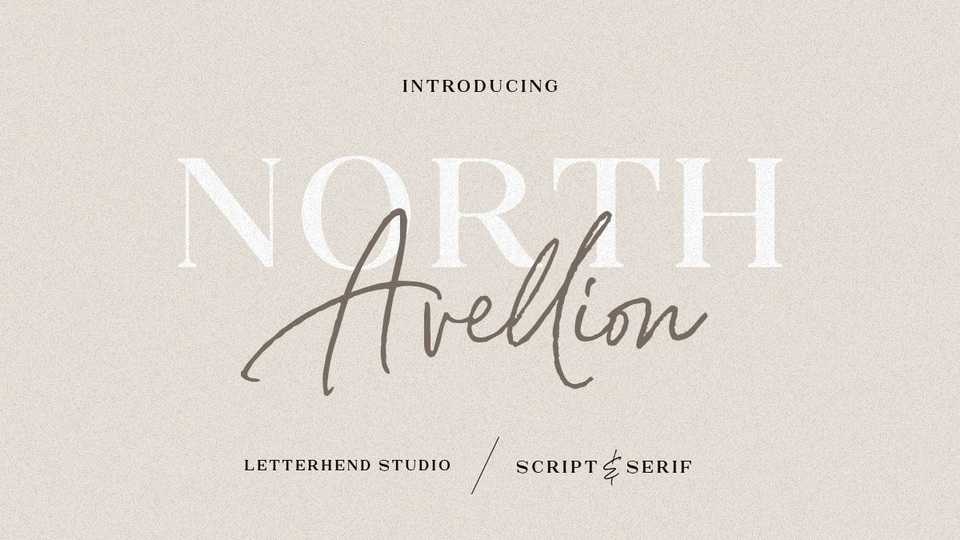 North Avellion Font Duo › Fontesk