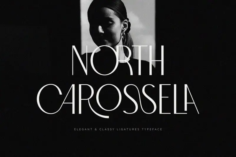 North Carossela Display Font