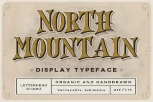 North Mountain Display Font