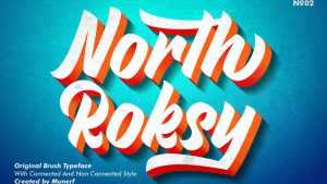 North Roksy Script Font › Fontesk