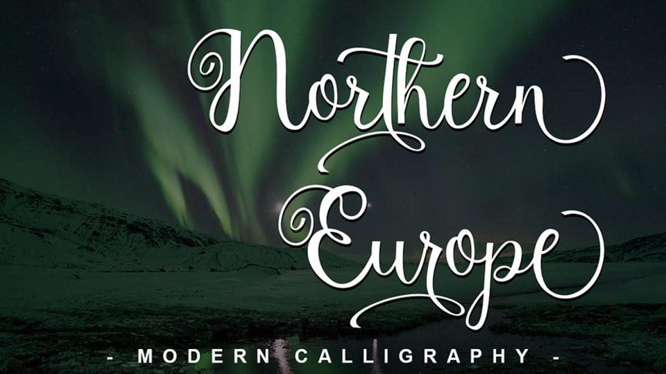 Northern Europe Script Font › Fontesk