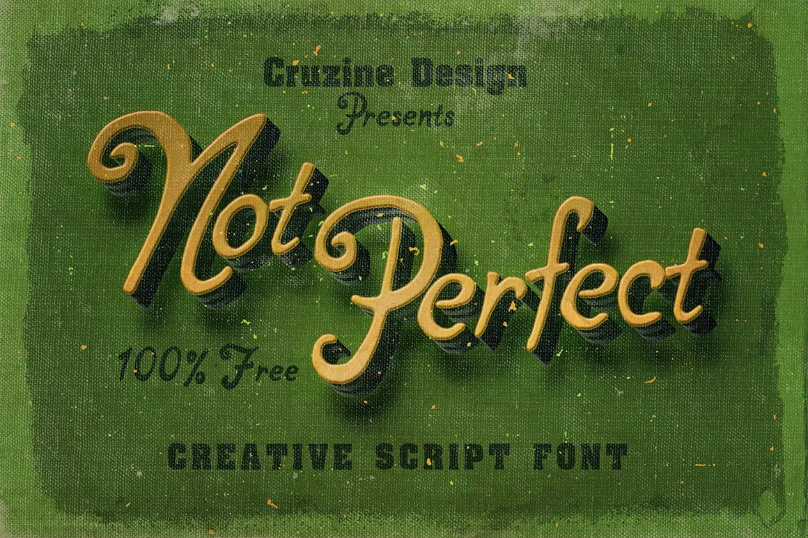 Not Perfect Font