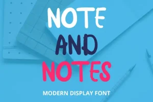 Note and Notes Display Font