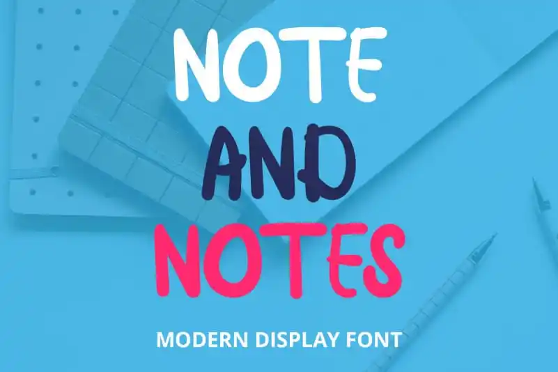 Note and Notes Display Font