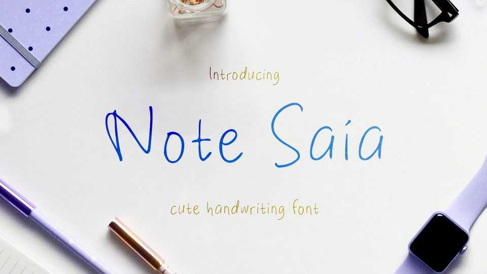 Note Saia Font › Fontesk