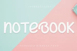 Notebook Display Font