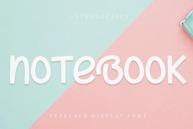 Notebook Display Font